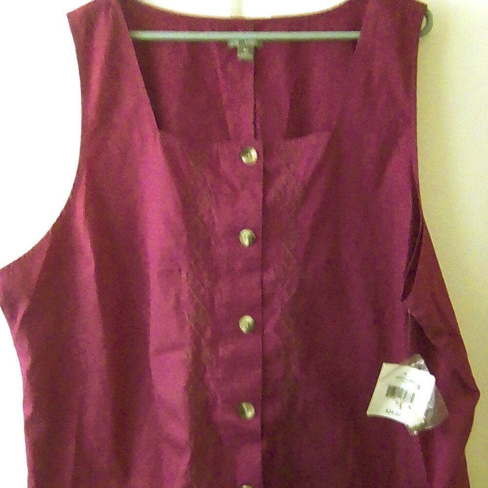 Women's Plus 3X shirt blouse tank Falls Creek new with tags
